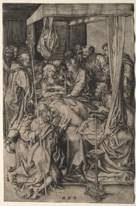 Śmierć Dziewicy autorstwa Martin Schongauer