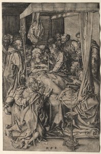 Śmierć Dziewicy. autorstwa Martin Schongauer