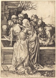 Złożenie do grobu autorstwa Martin Schongauer