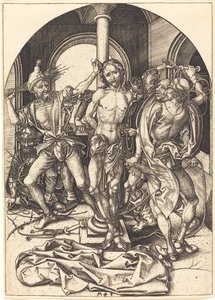 Biczowanie autorstwa Martin Schongauer