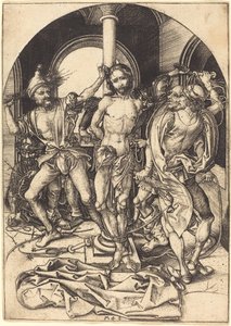 Biczowanie autorstwa Martin Schongauer