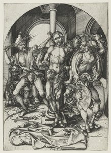 Biczowanie autorstwa Martin Schongauer
