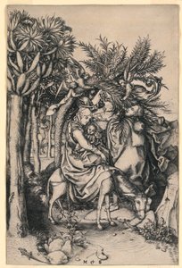 Ucieczka do Egiptu autorstwa Martin Schongauer
