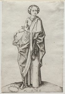 Czwarta z głupich panien autorstwa Martin Schongauer
