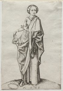 Czwarta z głupich panien. autorstwa Martin Schongauer