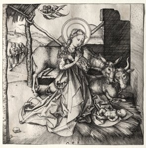 Życie Chrystusa: Narodzenia autorstwa Martin Schongauer