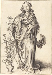 Madonna autorstwa Martin Schongauer