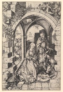Narodzenia, ok. godz. 1435-1491. autorstwa Martin Schongauer