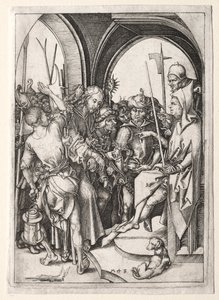 Pasja: Chrystus przed Annaszem autorstwa Martin Schongauer