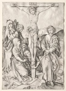 Męka: Chrystus na krzyżu autorstwa Martin Schongauer