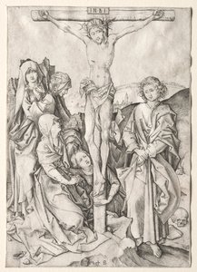 Pasja: Chrystus na krzyżu. autorstwa Martin Schongauer