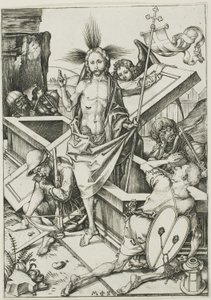 Zmartwychwstanie, z Męki Pańskiej autorstwa Martin Schongauer