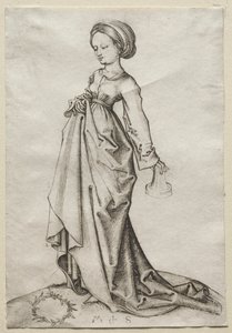 Druga z głupich panien autorstwa Martin Schongauer