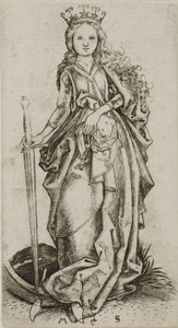 Mała Święta Katarzyna autorstwa Martin Schongauer