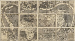 Mapa świata Universalis Cosmographia, 1507