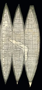 Mapa świata w postaci zestawu brytów kuli ziemskiej, 1507