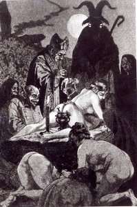 Czarna msza, 1911 autorstwa Martin van Maele