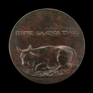Leżące bydło [rewers]. autorstwa Martino da Bergamo