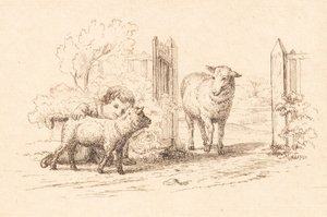Ilustracja do „Pół setki bajek dla dzieci” autorstwa Hey autorstwa Martinus Rørbye