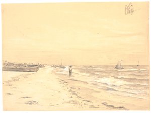 Część Sønderstrand, Skagen autorstwa Martinus Rørbye