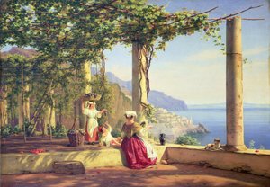 Pergola z widokiem na Amalfi