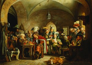 Żołnierze w twierdzy zamku, 1828