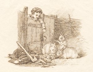 Ilustracja do „Pół setki bajek dla dzieci” autorstwa Hey autorstwa Martinus Rørbye