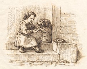 Ilustracja do „Pół setki bajek dla dzieci” autorstwa Hey autorstwa Martinus Rørbye