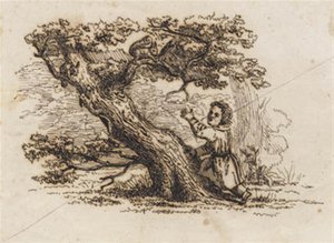 Ilustracja do „Pół setki bajek dla dzieci” autorstwa Hey autorstwa Martinus Rørbye