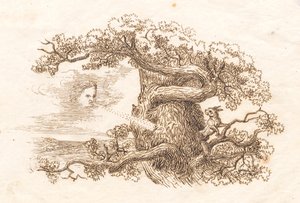Ilustracja do „Pół setki bajek dla dzieci” autorstwa Hey autorstwa Martinus Rørbye