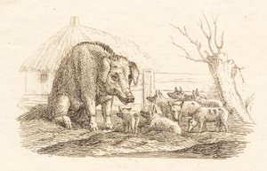 Ilustracja do „Pół setki bajek dla dzieci” autorstwa Hey autorstwa Martinus Rørbye