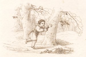 Ilustracja do „Pół setki bajek dla dzieci” autorstwa Hey autorstwa Martinus Rørbye