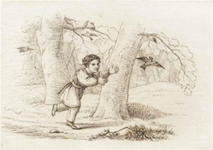 Ilustracja do „Pół setki bajek dla dzieci” autorstwa Hey autorstwa Martinus Rørbye