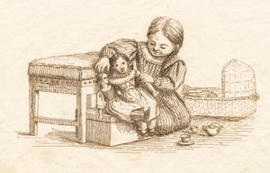 Ilustracja do „Pół setki bajek dla dzieci” autorstwa Hey autorstwa Martinus Rørbye