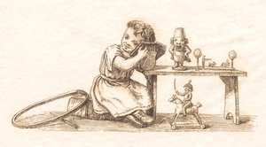 Ilustracja do „Pół setki bajek dla dzieci” autorstwa Hey autorstwa Martinus Rørbye