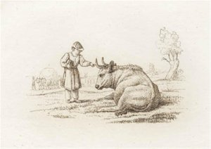 Ilustracja do „Pół setki bajek dla dzieci” autorstwa Hey autorstwa Martinus Rørbye