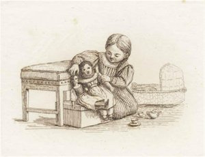 Ilustracja do „Pół setki bajek dla dzieci” autorstwa Hey autorstwa Martinus Rørbye