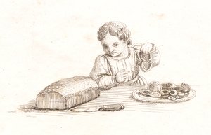 Ilustracja do „Pół setki bajek dla dzieci” autorstwa Hey autorstwa Martinus Rørbye