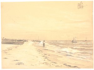 Część Sønderstrand, Skagen autorstwa Martinus Rørbye