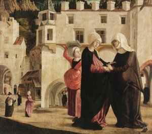 Nawiedzenie, ok.1502 (malarstwo na drewnie świerkowym)