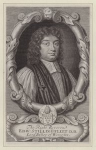 Edward Stillingfleet, biskup Worcester (grafika) autorstwa Mary (after) Beale