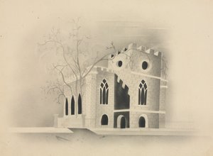 Kościół gotycki przy świetle księżyca, 1840 r.