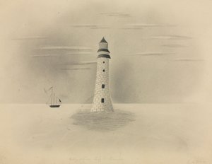 Latarnia Eddystone, 1840.