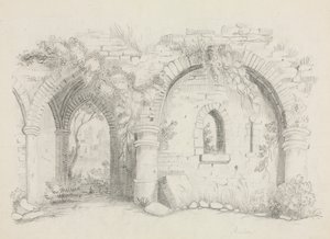 Ruiny, ok. 1840 r.