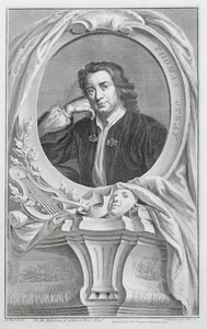 Thomas Otway, ryty przez Jacobusa Houbrakena (1698-1780) Amsterdam, 1741 autorstwa Mary Beale
