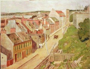 Quebec (olej na płycie artystycznej) autorstwa Mary Bradish Titcomb