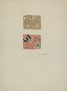 Drukowana bawełna autorstwa Mary C. Davidson