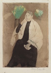 Portret matki artysty autorstwa Mary Cassatt