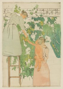 Zbieranie owoców autorstwa Mary Cassatt