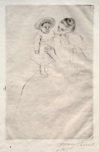 Hélène z Septeuil, c. 1891. autorstwa Mary Cassatt